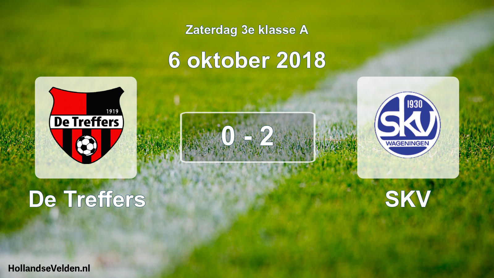 Total number of matches played: De Treffers - SKV 0 - 2 (6 October 2018)
