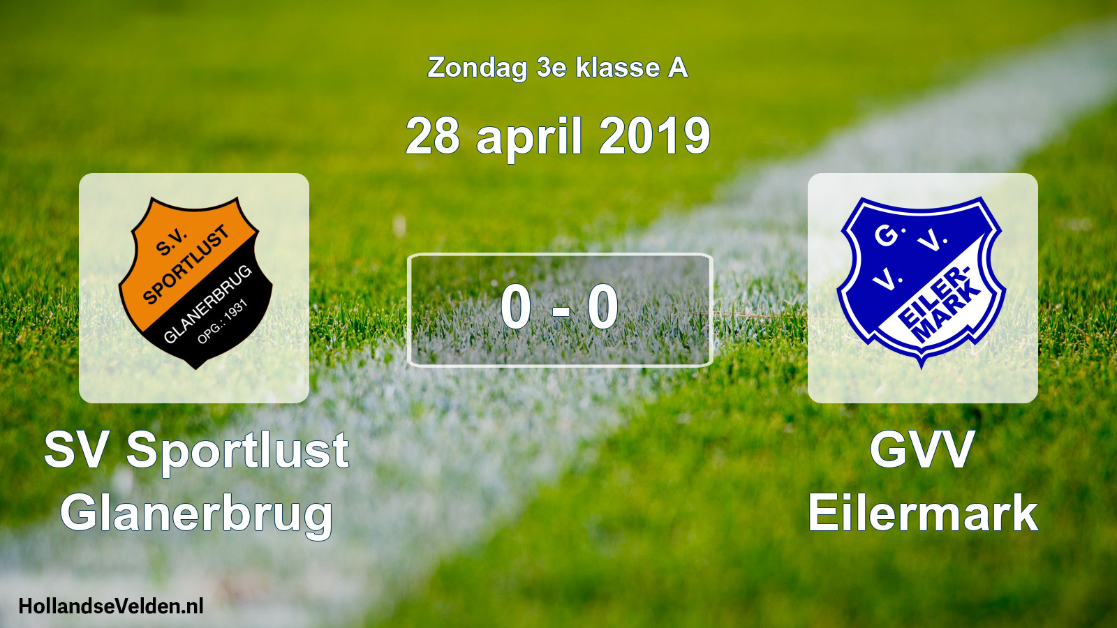 Total number of matches played: SV Sportlust Glanerbrug - GVV Eilermark 0 - 0 (28 April 2019)
