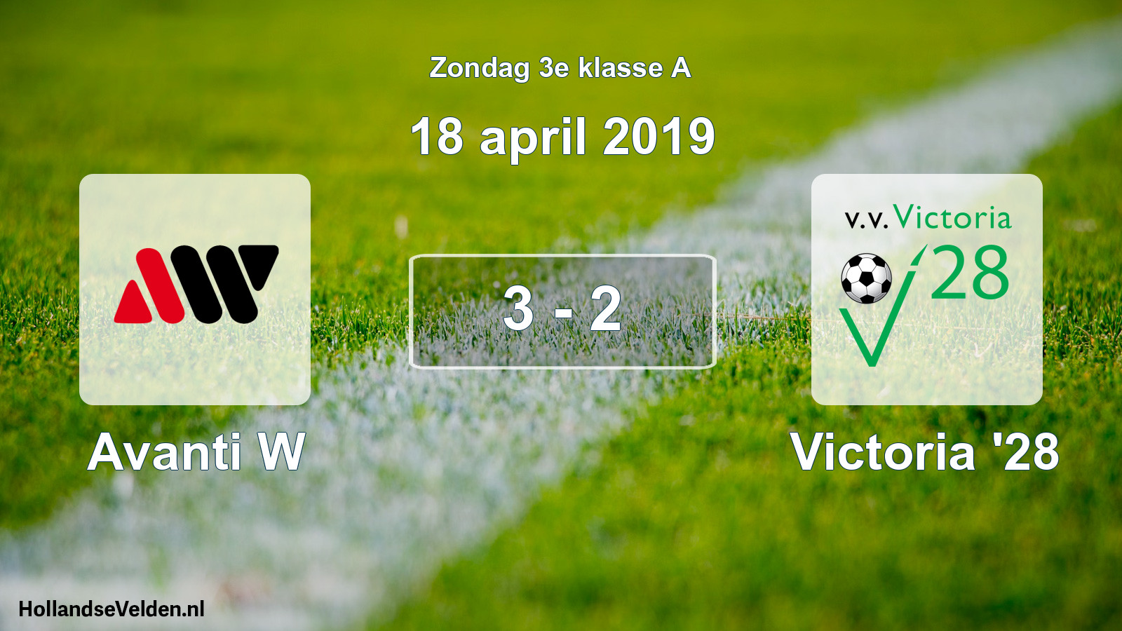 Total number of matches played: Avanti W - Victoria '28 3 - 2 (18 April 2019)