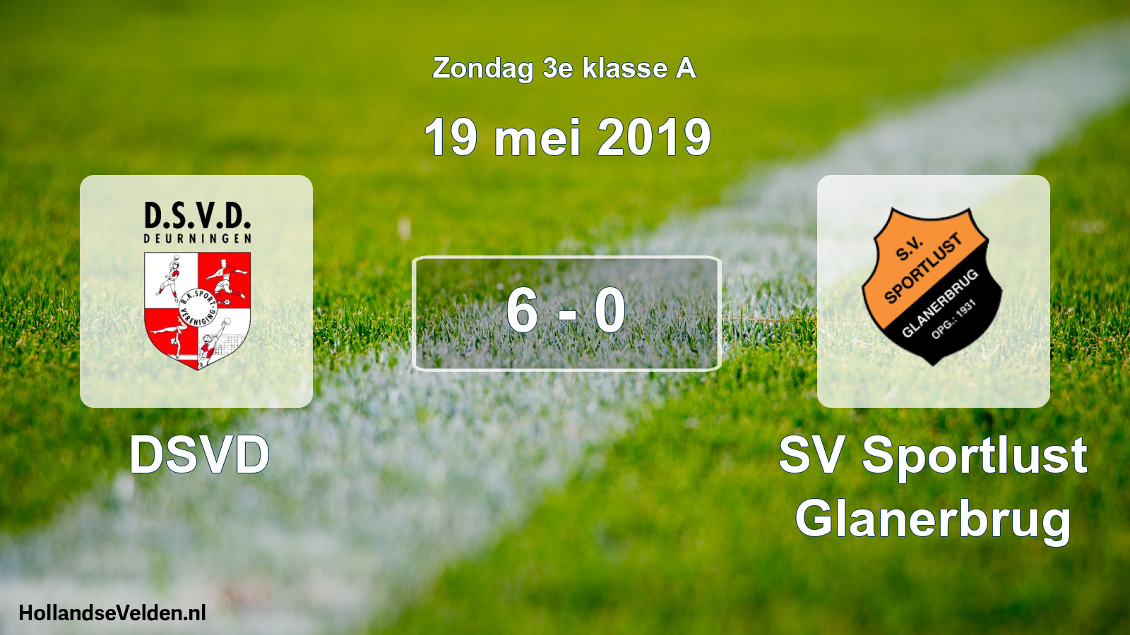 Total number of matches played: DSVD - SV Sportlust Glanerbrug 6 - 0 (19 May 2019)