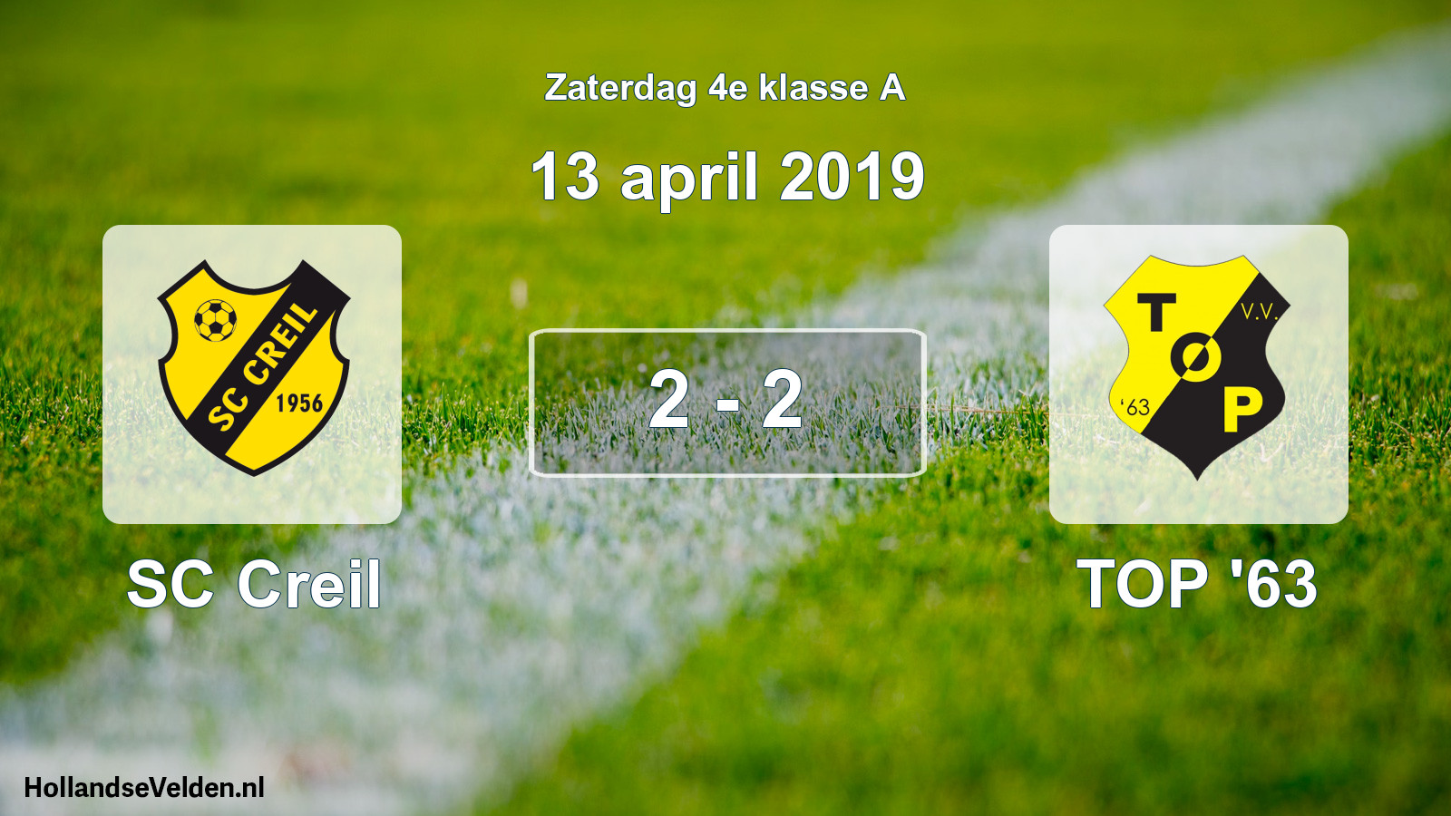 Total number of matches played: SC Creil - TOP '63 2 - 2 (13 April 2019)