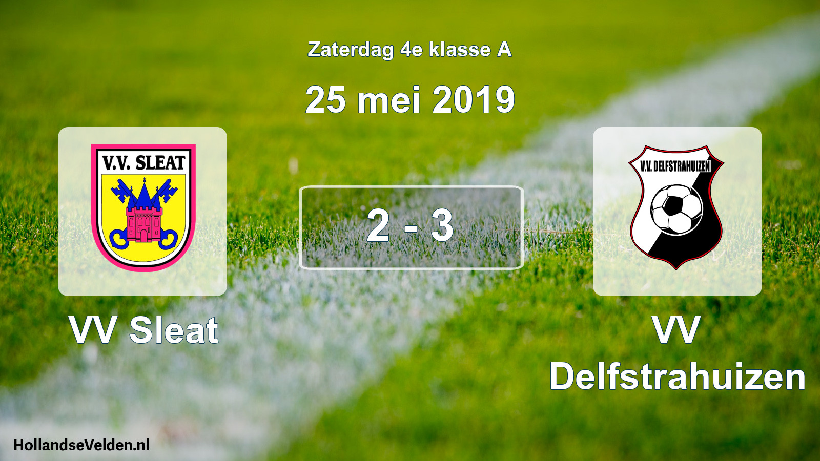 Total number of matches played: VV Sleat - VV Delfstrahuizen 2 - 3 (25 May 2019)