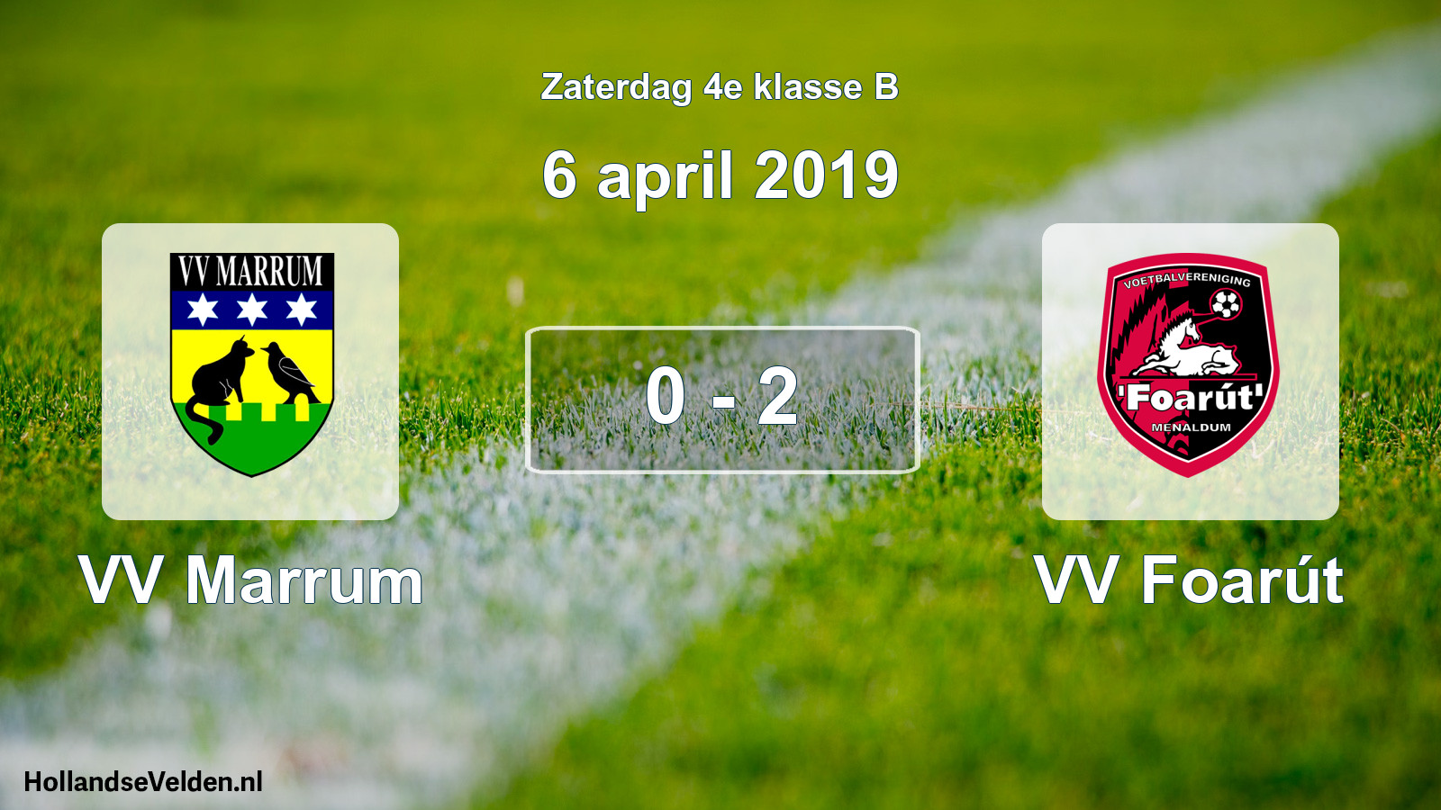 Total number of matches played: VV Marrum - VV Foarút 0 - 2 (6 April 2019)
