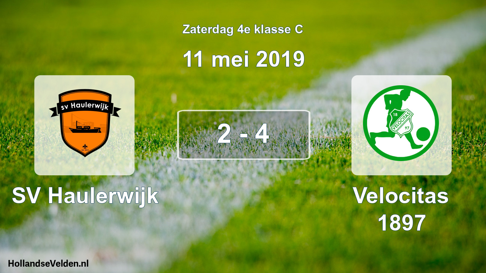 Total number of matches played: SV Haulerwijk - Velocitas 1897 2 - 4 (11 May 2019)