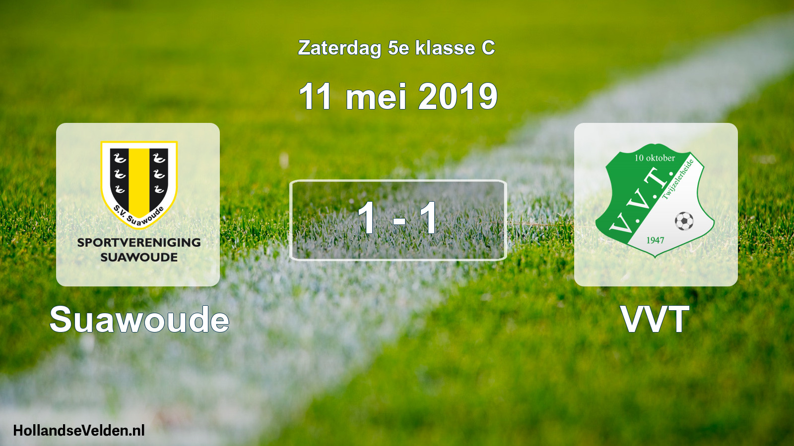 Total number of matches played: Suawoude - VVT 1 - 1 (11 May 2019)