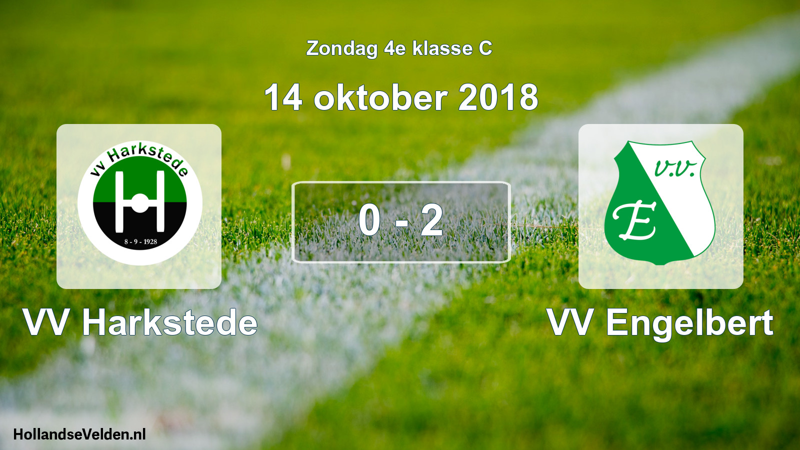 Total number of matches played: VV Harkstede - VV Engelbert 0 - 2 (14 October 2018)
