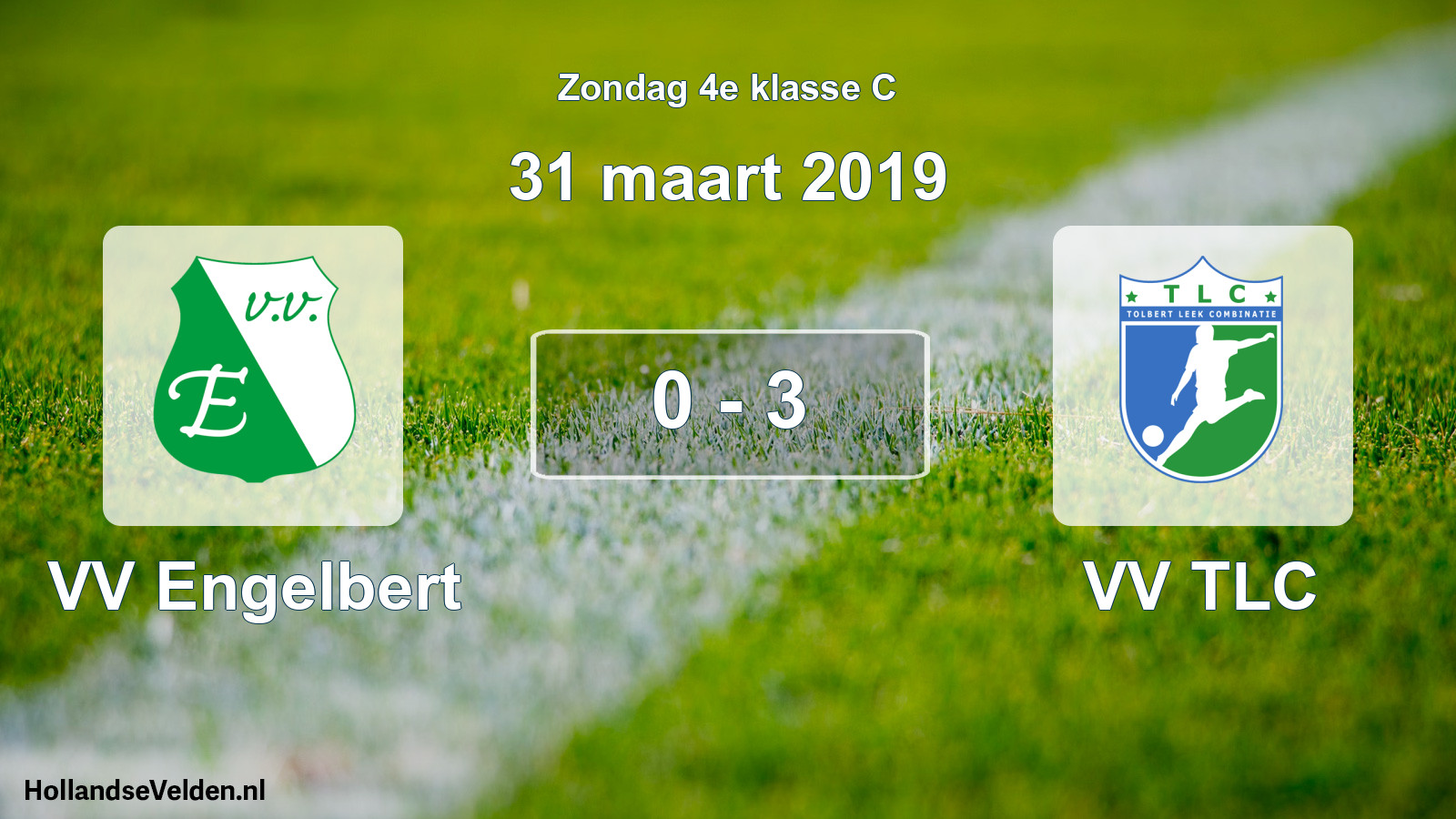 Total number of matches played: VV Engelbert - VV TLC 0 - 3 (31 March 2019)