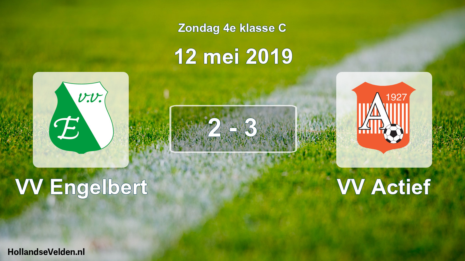 Total number of matches played: VV Engelbert - VV Actief 2 - 3 (12 May 2019)