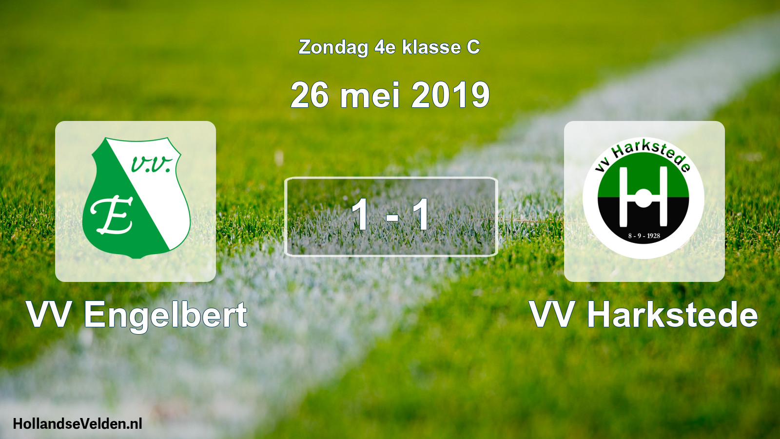 Total number of matches played: VV Engelbert - VV Harkstede 1 - 1 (26 May 2019)