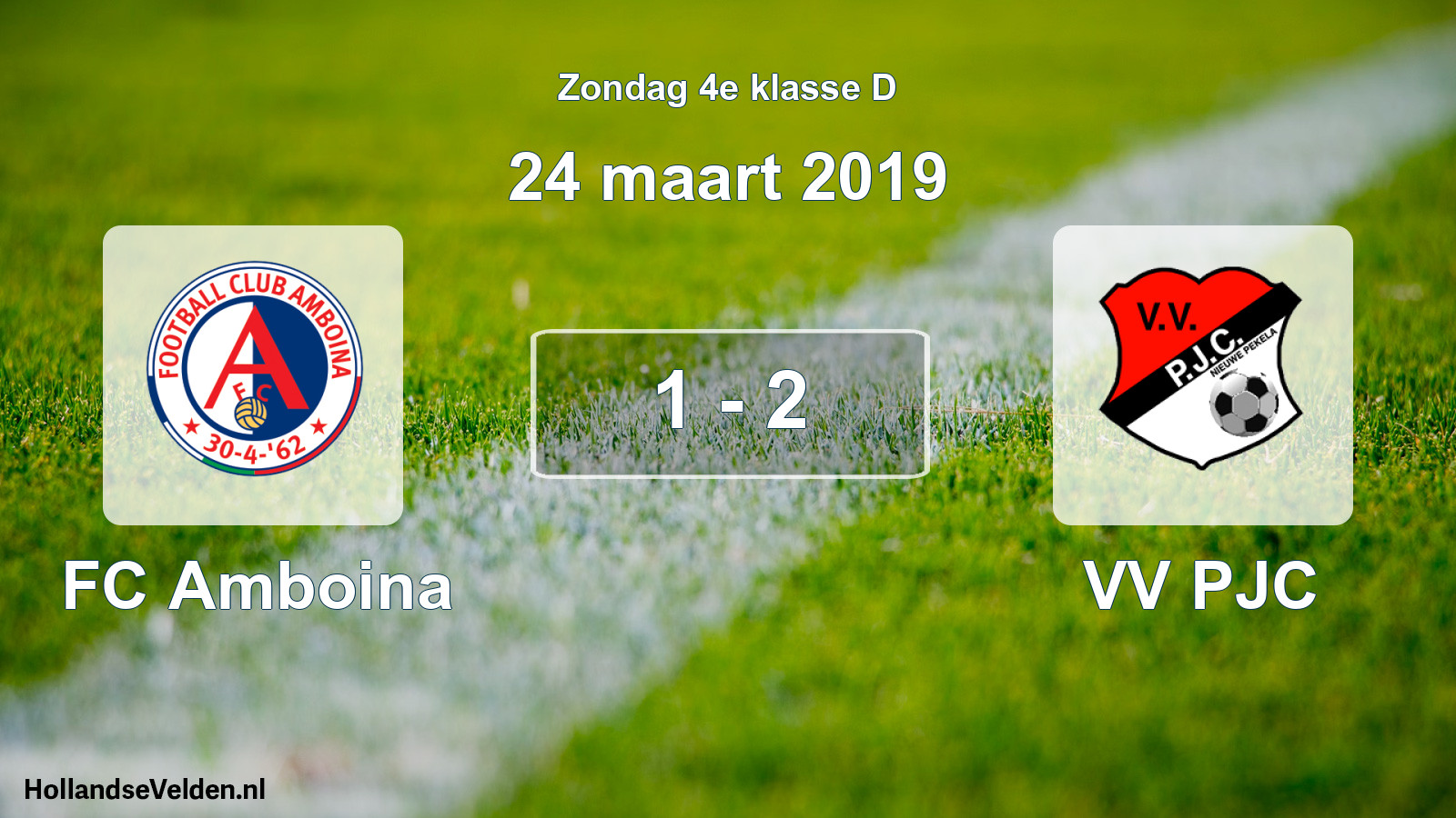 Total number of matches played: FC Amboina - VV PJC 1 - 2 (24 March 2019)