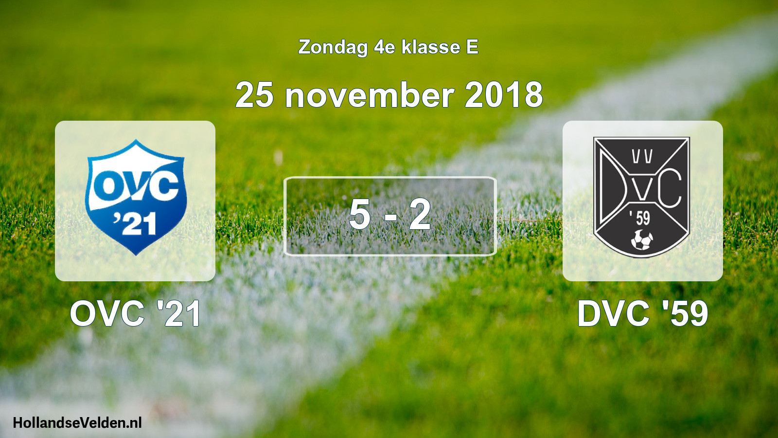 Total number of matches played: OVC '21 - DVC '59 5 - 2 (25 November 2018)