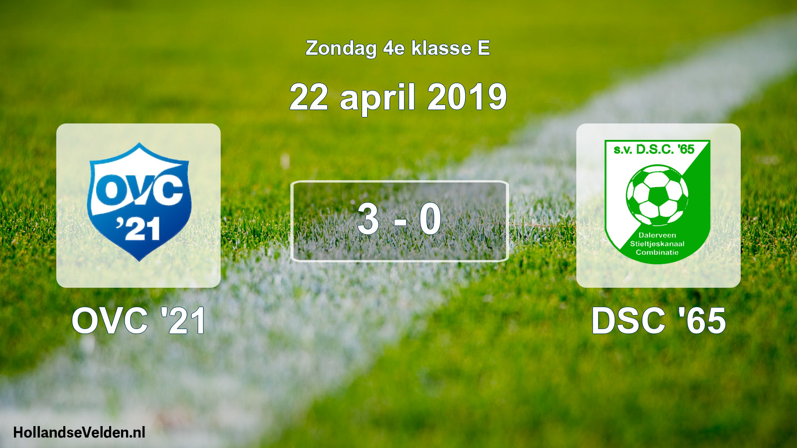 Total number of matches played: OVC '21 - DSC '65 3 - 0 (22 April 2019)