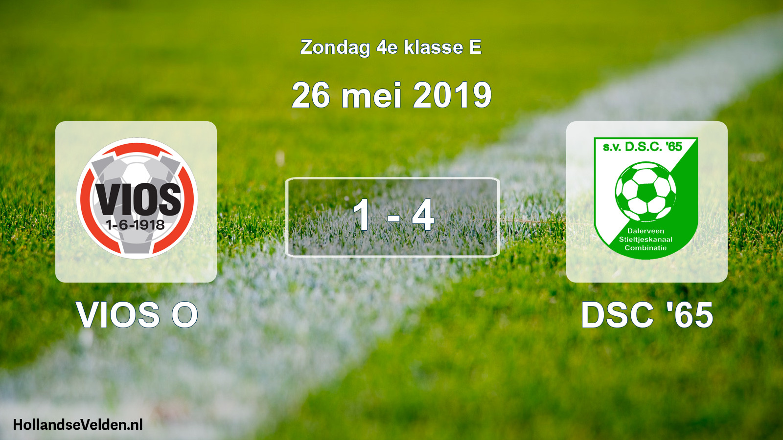 Total number of matches played: VIOS O - DSC '65 1 - 4 (26 May 2019)