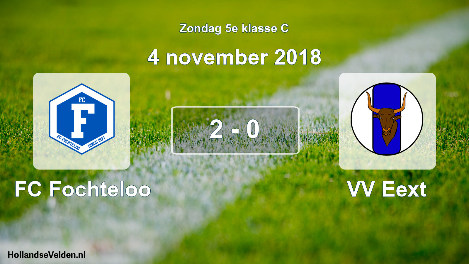Total number of matches played: FC Fochteloo - VV Eext 2 - 0 (4 November 2018)