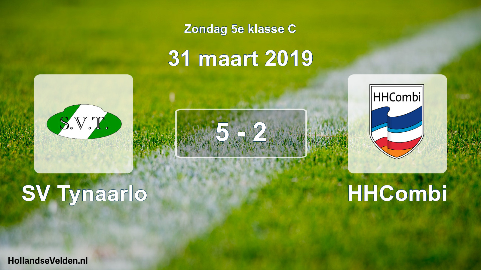 Total number of matches played: SV Tynaarlo - HHCombi 5 - 2 (31 March 2019)