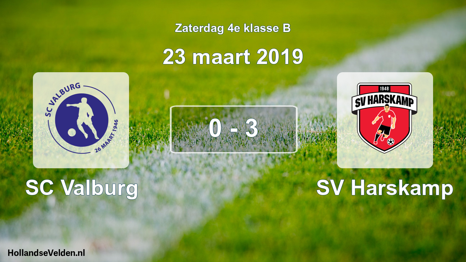 Total number of matches played: SC Valburg - SV Harskamp 0 - 3 (23 March 2019)