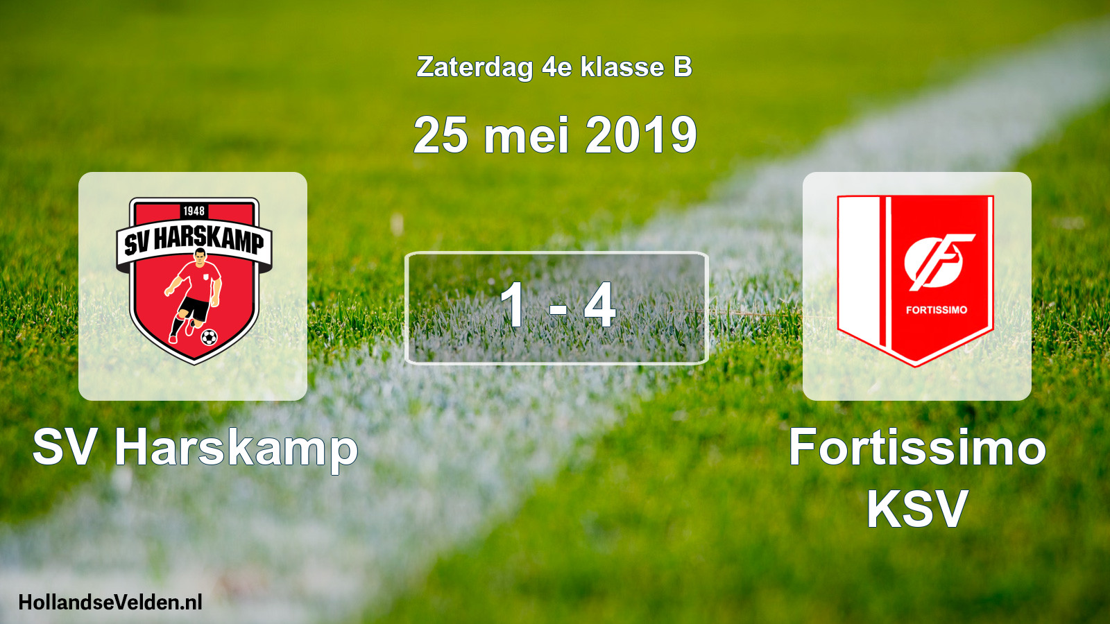 Total number of matches played: SV Harskamp - Fortissimo KSV 1 - 4 (25 May 2019)