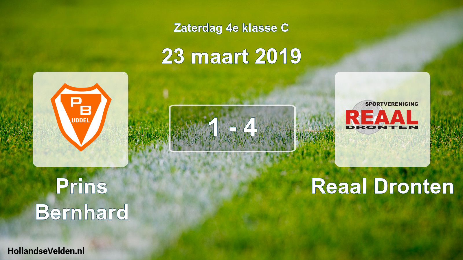 Total number of matches played: Prins Bernhard - Reaal Dronten 1 - 4 (23 March 2019)