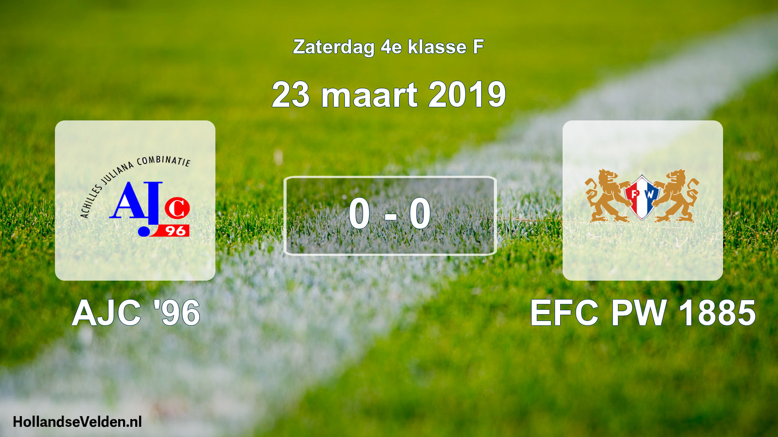 Total number of matches played: AJC '96 - PW 1885 0 - 0 (23 March 2019)