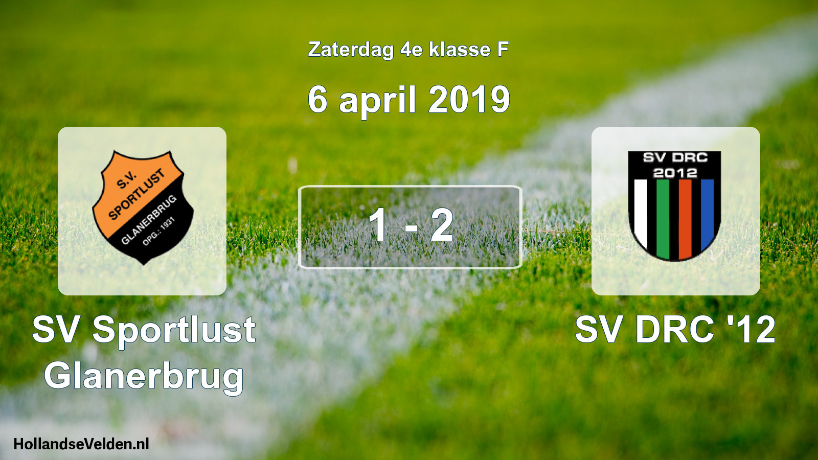 Total number of matches played: Sportlust Glanerbrug - SV DRC '12 1 - 2 (6 April 2019)
