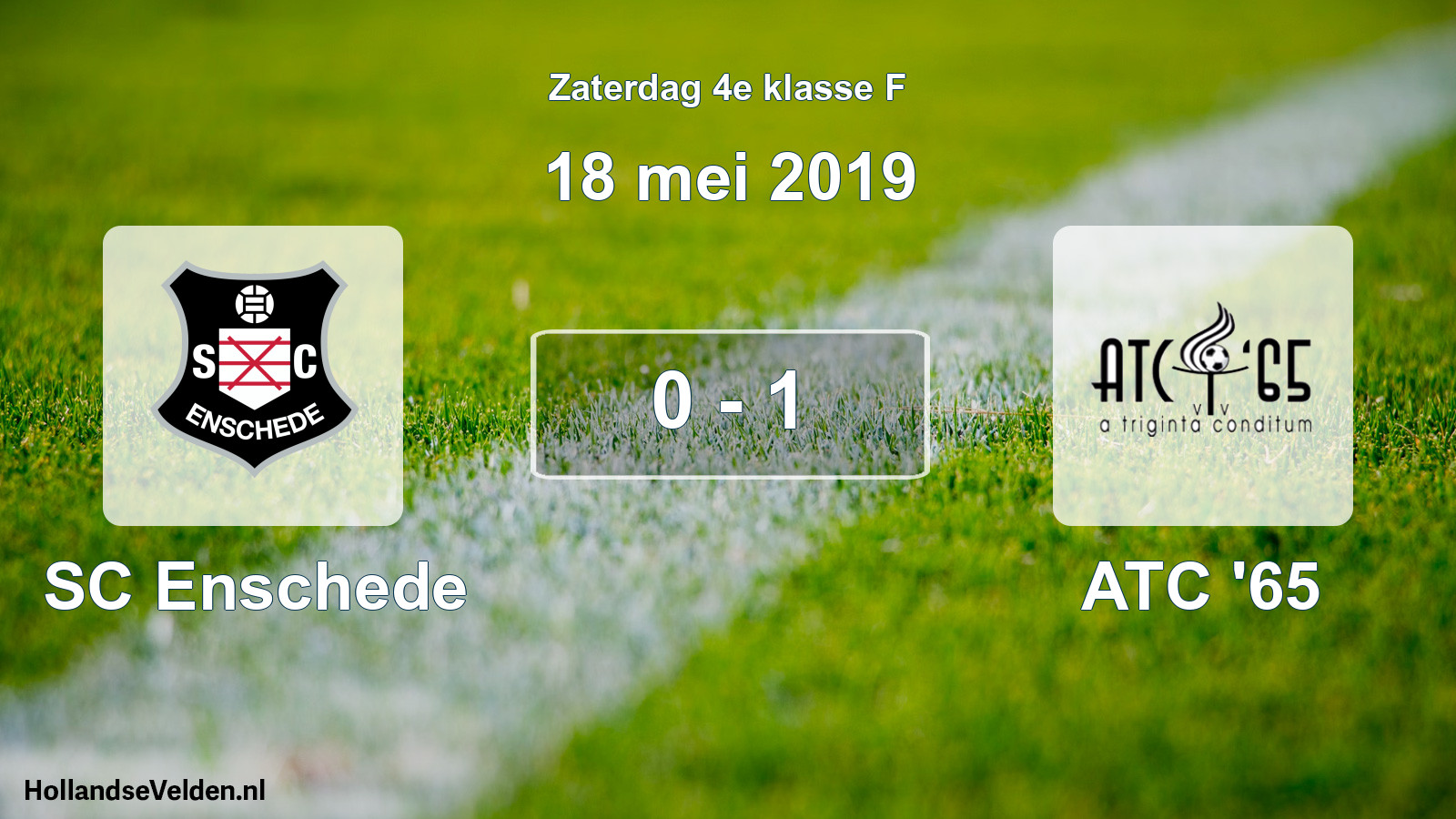 Total number of matches played: SC Enschede - ATC '65 0 - 1 (18 May 2019)
