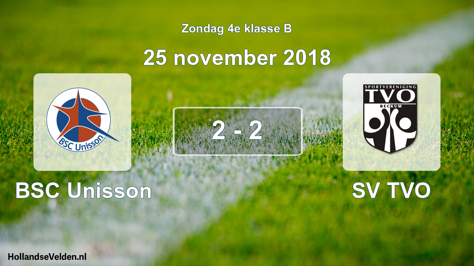 Total number of matches played: BSC Unisson - SV TVO 2 - 2 (25 November 2018)