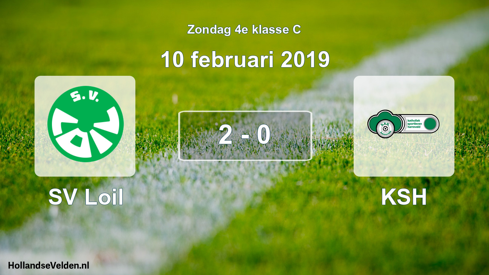 Total number of matches played: SV Loil - KSH 2 - 0 (10 February 2019)
