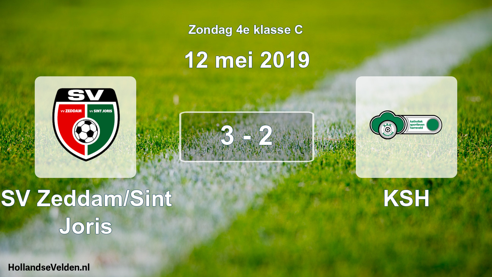 Total number of matches played: SV Zeddam/Sint Joris - KSH 3 - 2 (12 May 2019)