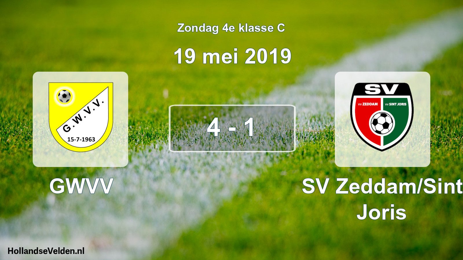 Total number of matches played: GWVV - SV Zeddam/Sint Joris 4 - 1 (19 May 2019)