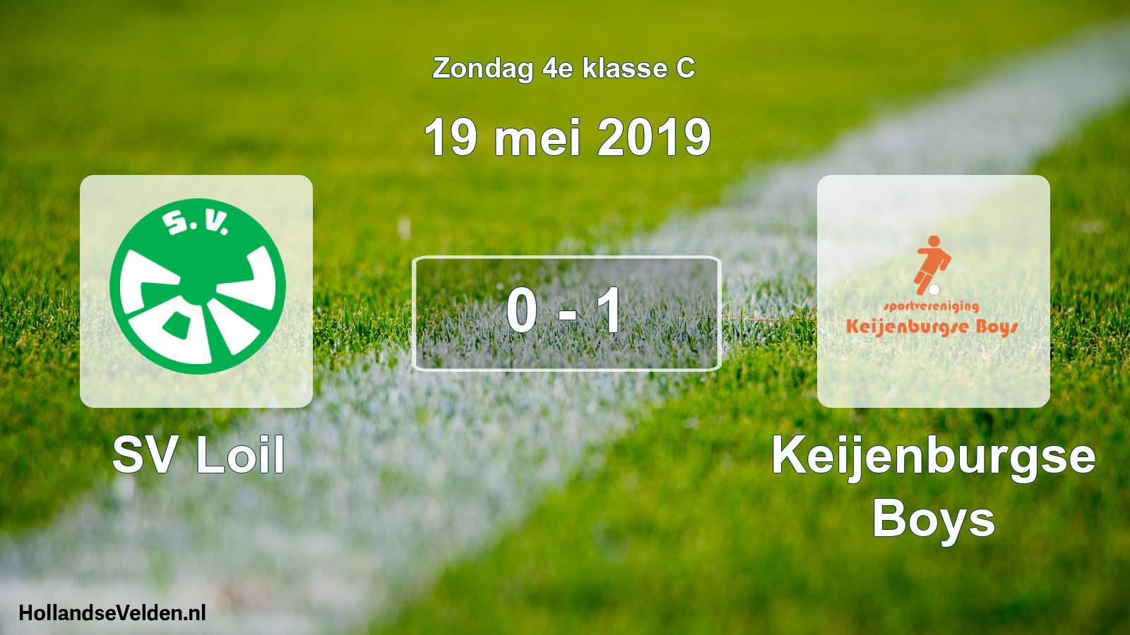Total number of matches played: SV Loil - Keijenburgse Boys 0 - 1 (19 May 2019)