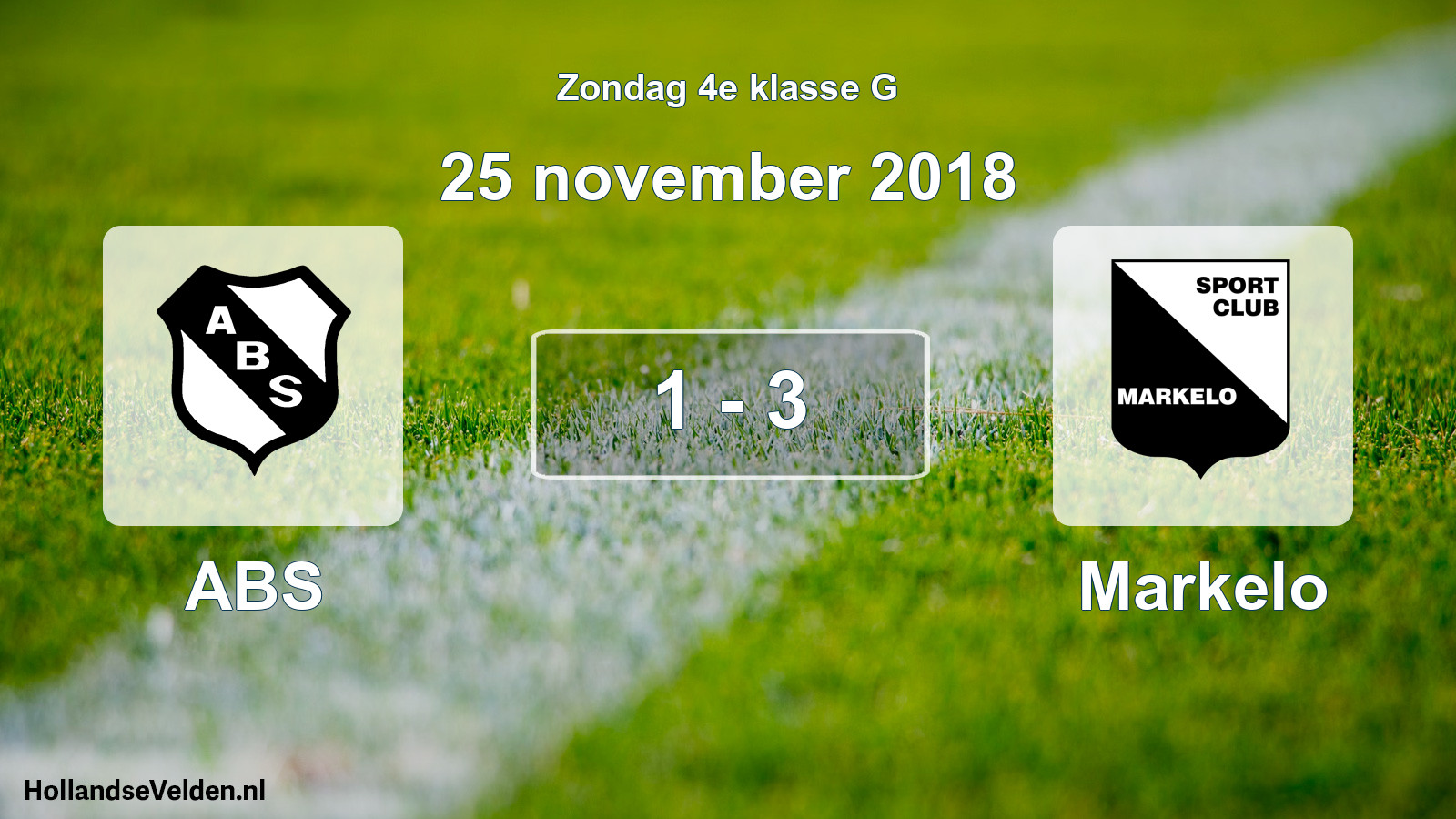 Total number of matches played: ABS - Markelo 1 - 3 (25 November 2018)