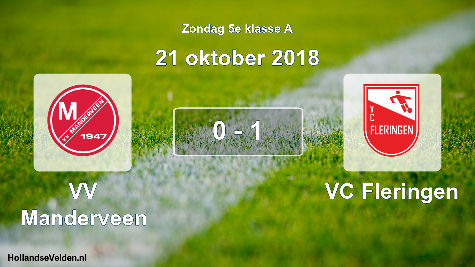 Total number of matches played: VV Manderveen - VC Fleringen 0 - 1 (21 October 2018)