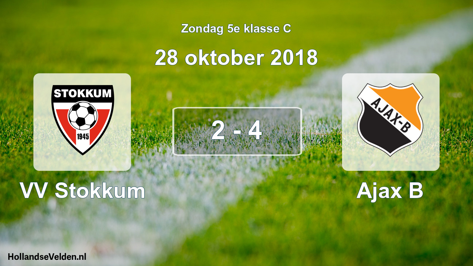 Total number of matches played: VV Stokkum - Ajax B 2 - 4 (28 October 2018)