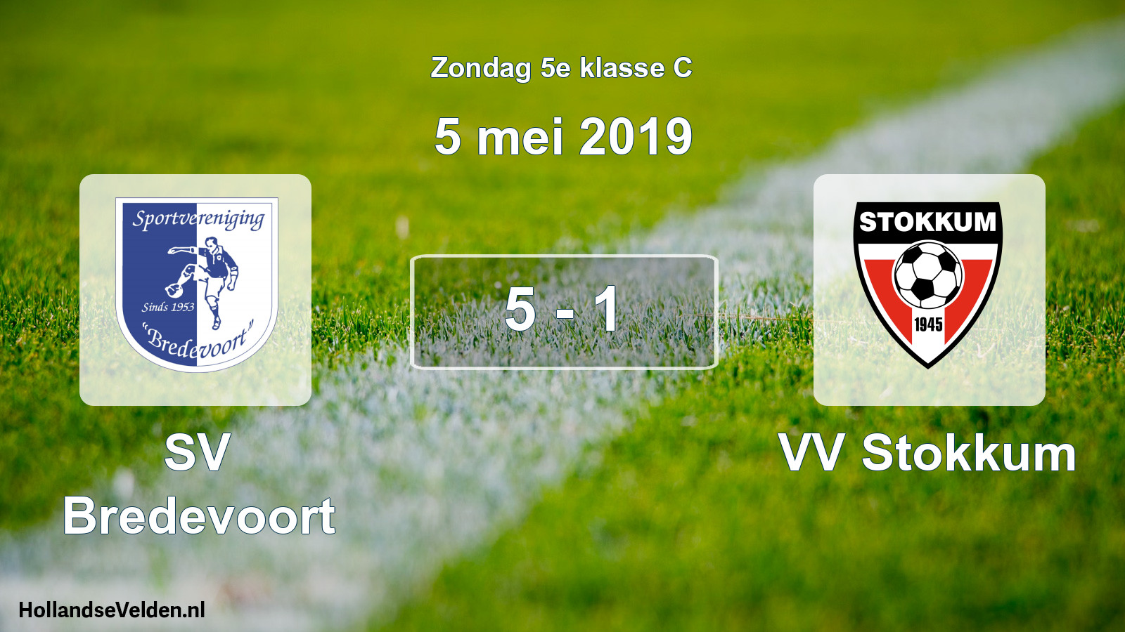 Total number of matches played: SV Bredevoort - VV Stokkum 5 - 1 (5 May 2019)