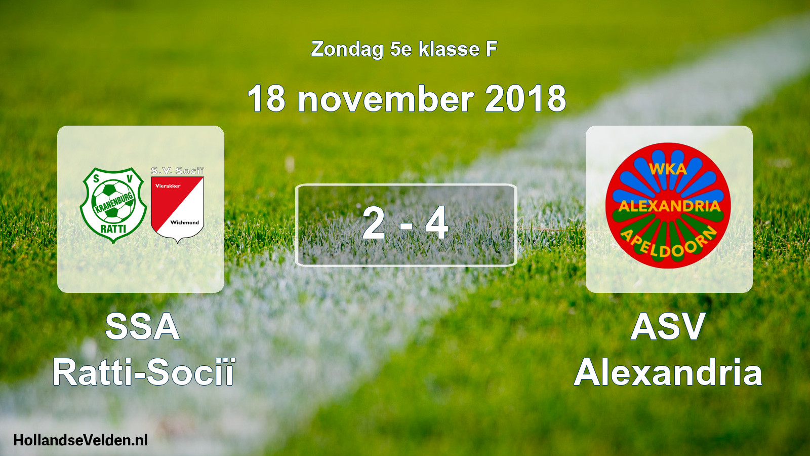Total number of matches played: SSA Ratti-Sociï - ASV Alexandria 2 - 4 (18 November 2018)