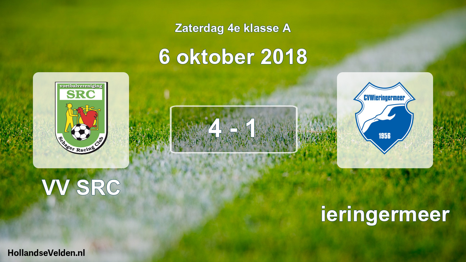 Total number of matches played: VV SRC - Wieringermeer 4 - 1 (6 October 2018)