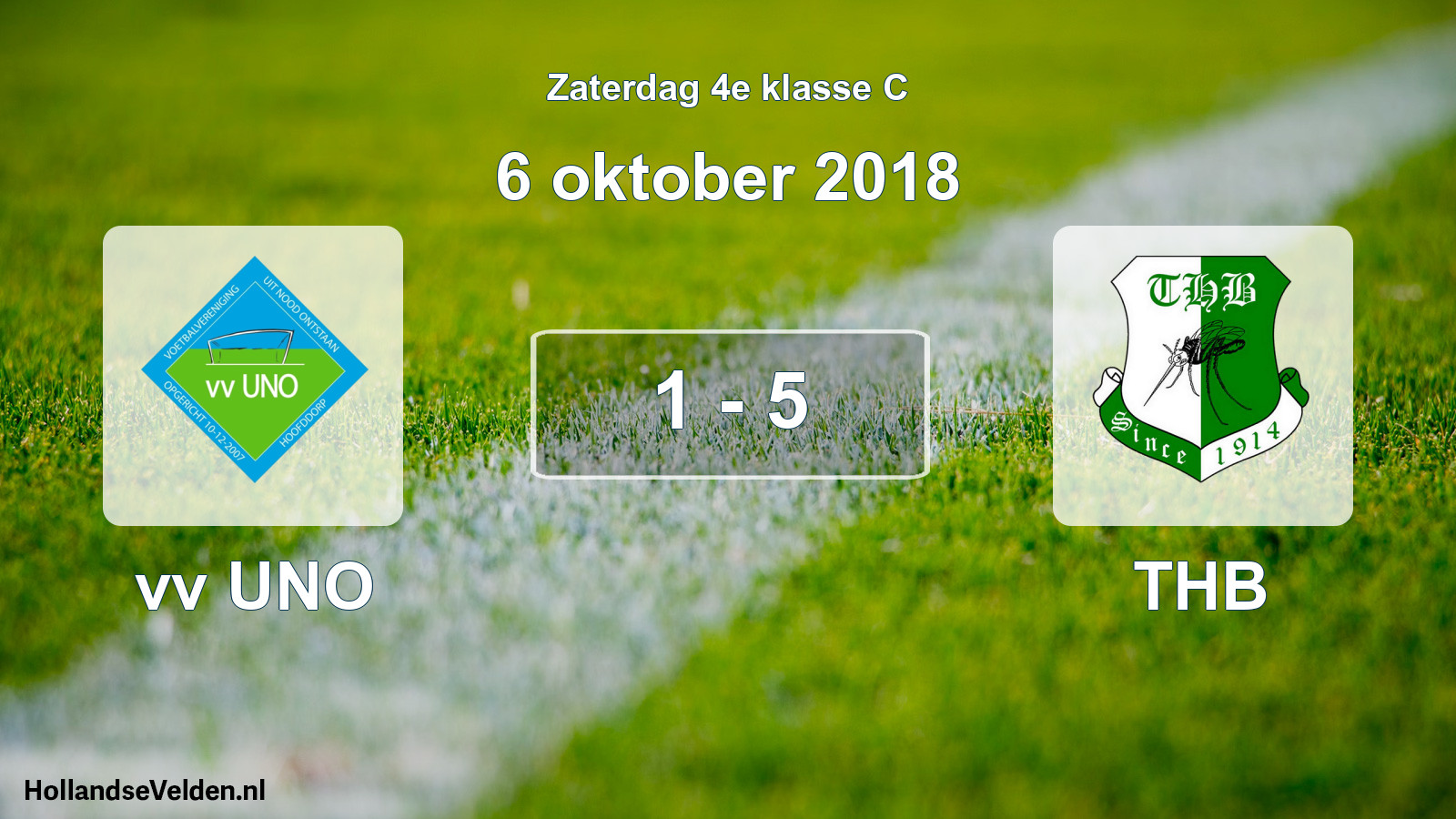 Total number of matches played: vv UNO - THB 1 - 5 (6 October 2018)