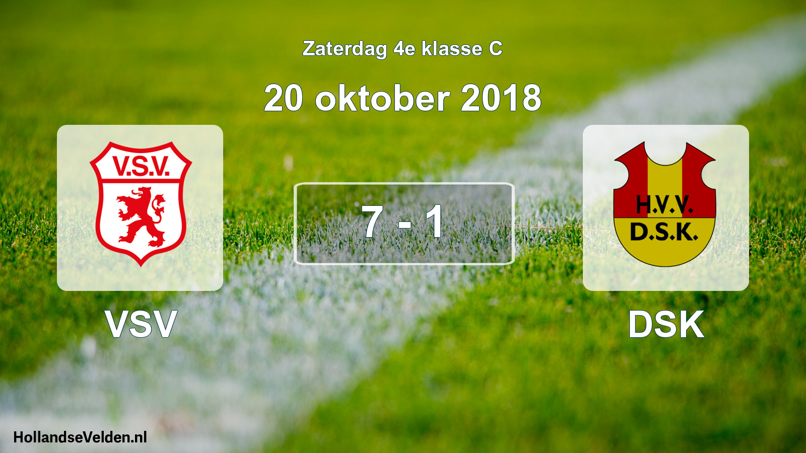 Total number of matches played: VSV - DSK 7 - 1 (20 October 2018)
