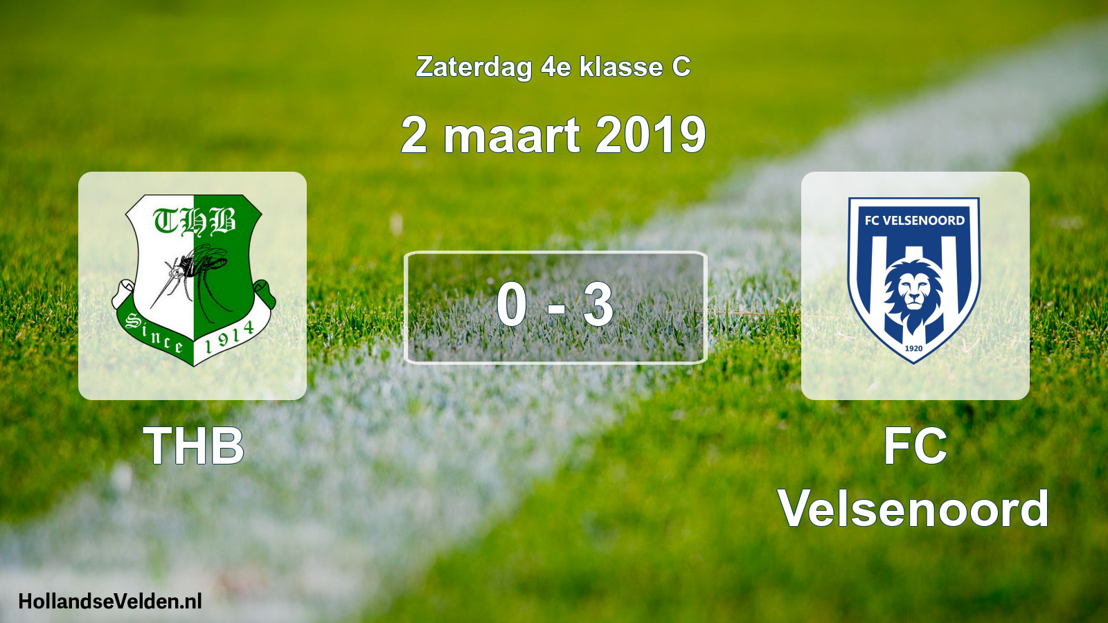 Total number of matches played: THB - FC Velsenoord 0 - 3 (2 March 2019)