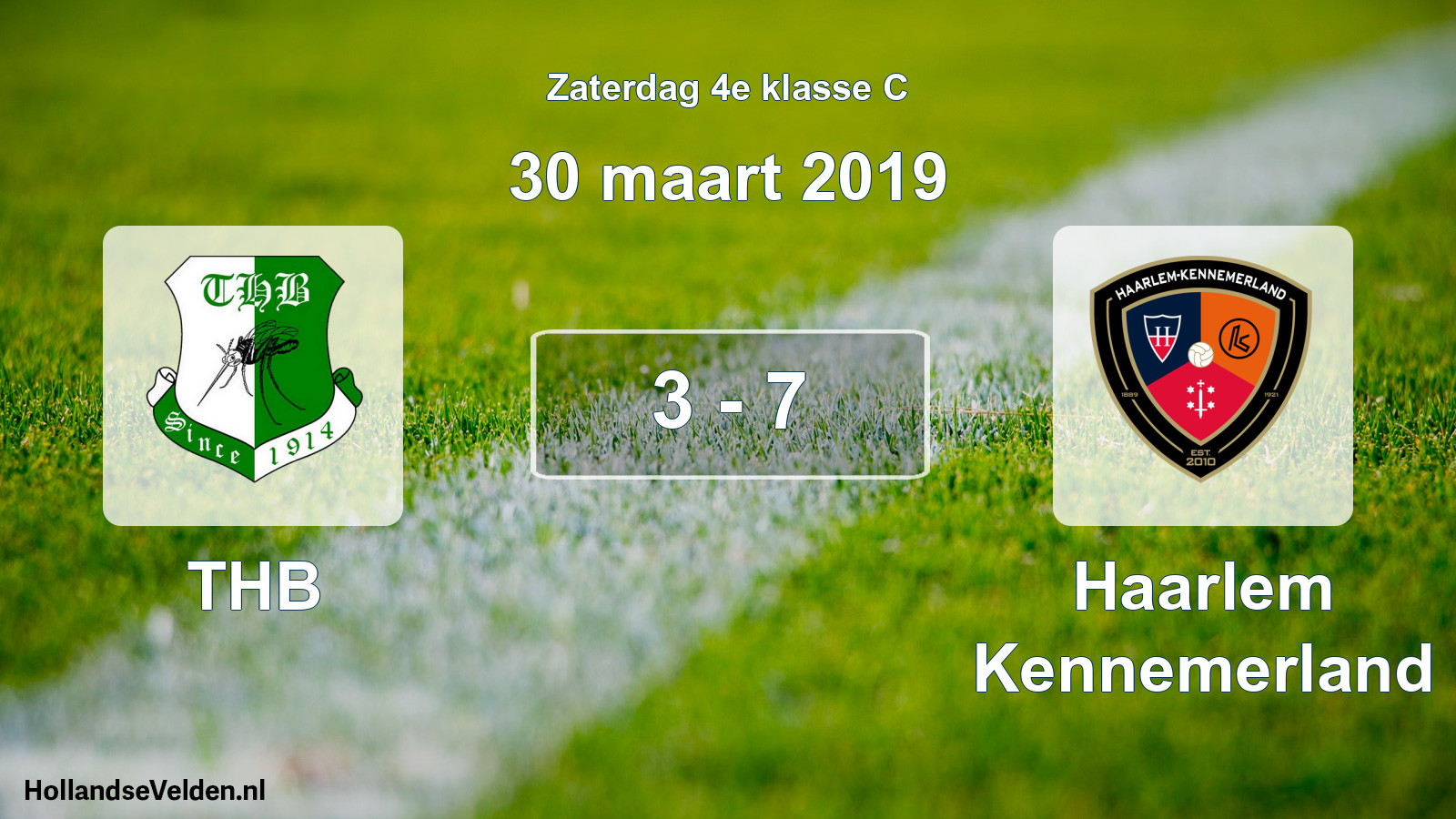 Total number of matches played: THB - Haarlem Kennemerland 3 - 7 (30 March 2019)
