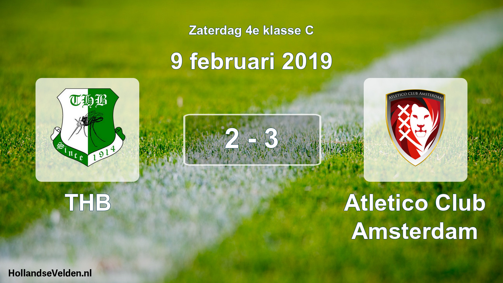 Total number of matches played: THB - Atletico Club Amsterdam 2 - 3 (9 February 2019)