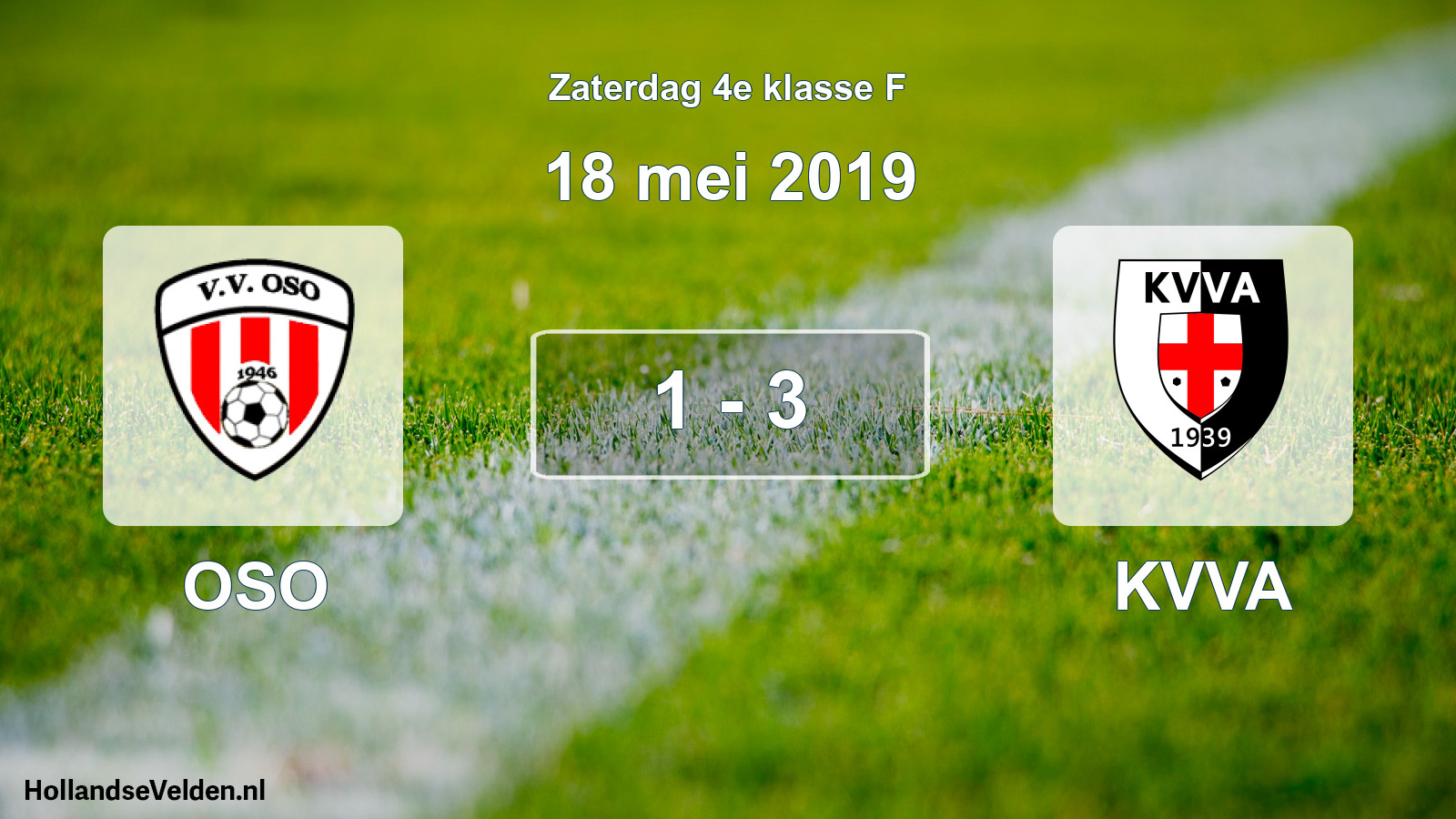 Total number of matches played: OSO - KVVA 1 - 3 (18 May 2019)
