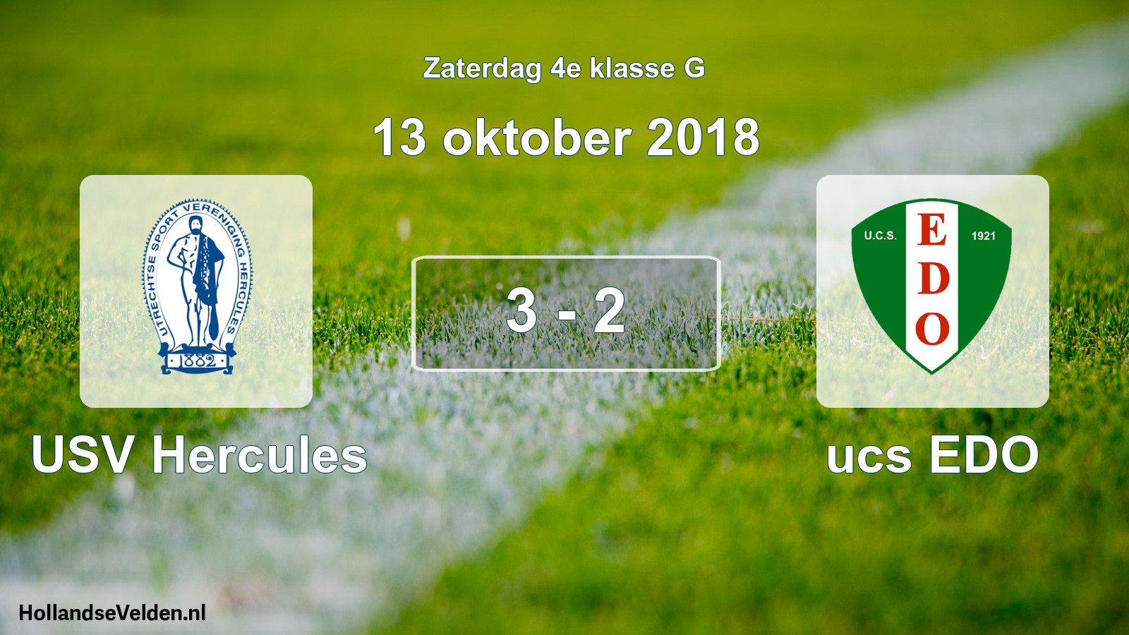 Total number of matches played: USV Hercules - ucs EDO 3 - 2 (13 October 2018)