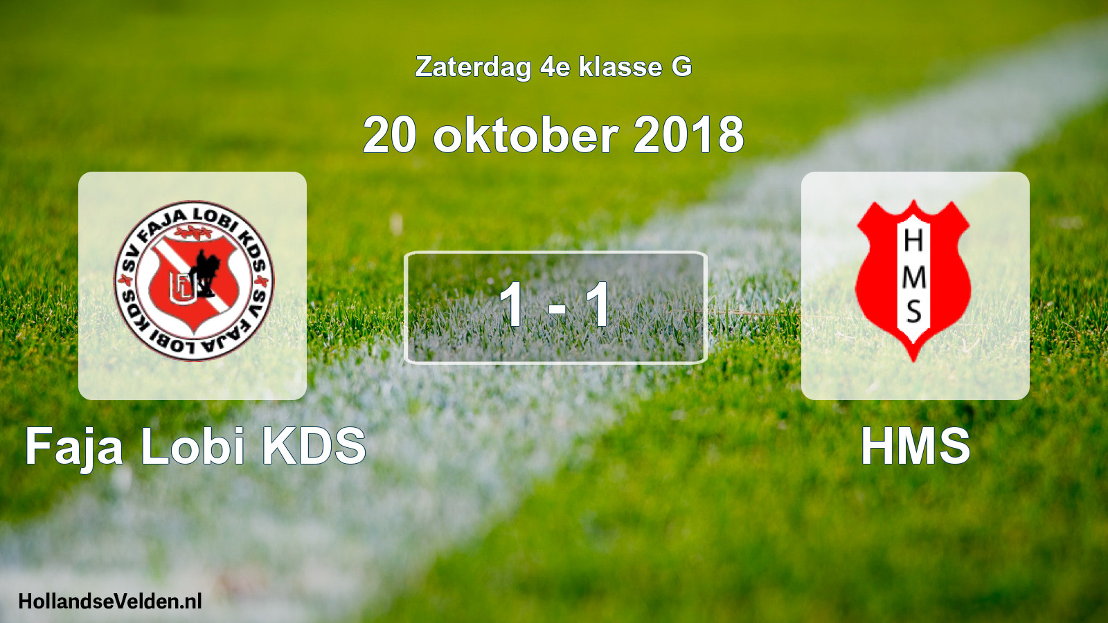 Total number of matches played: Faja Lobi KDS - HMS 1 - 1 (20 October 2018)