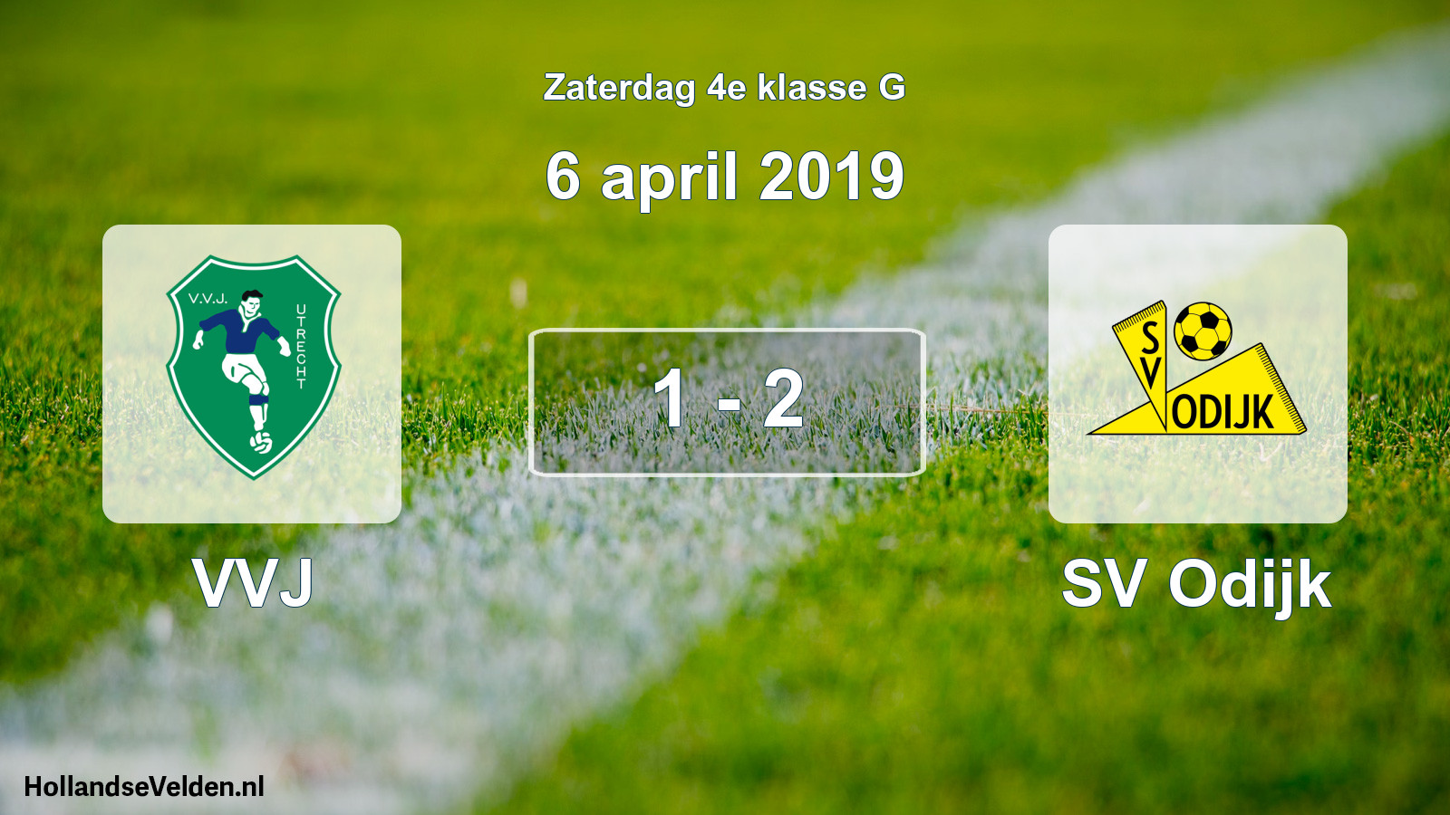 Total number of matches played: VVJ - SV Odijk 1 - 2 (6 April 2019)