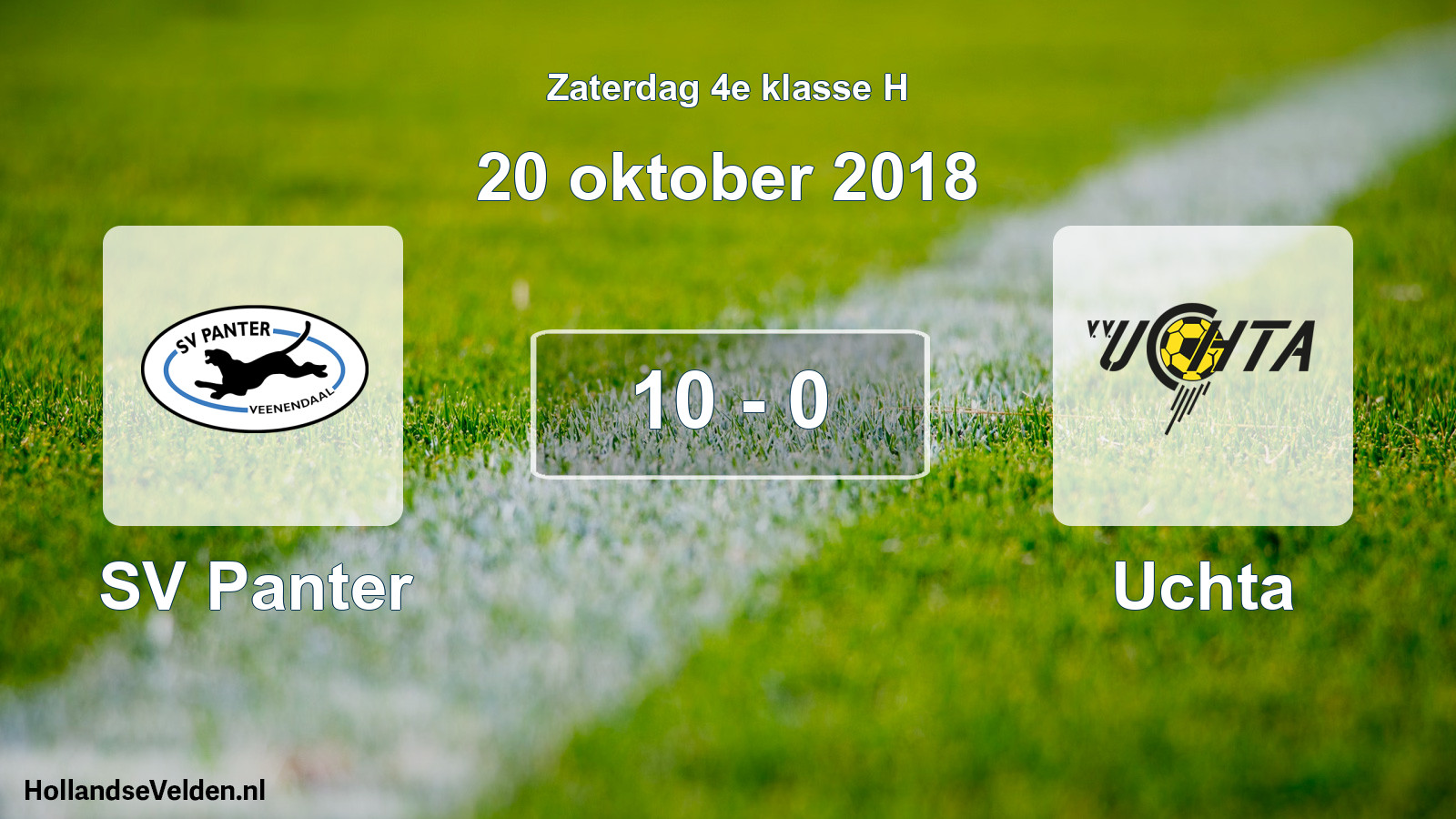 Total number of matches played: SV Panter - Uchta 10 - 0 (20 October 2018)