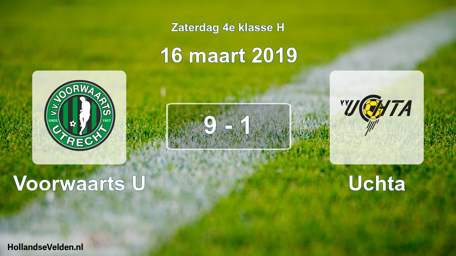 Total number of matches played: Voorwaarts U - Uchta 9 - 1 (16 March 2019)