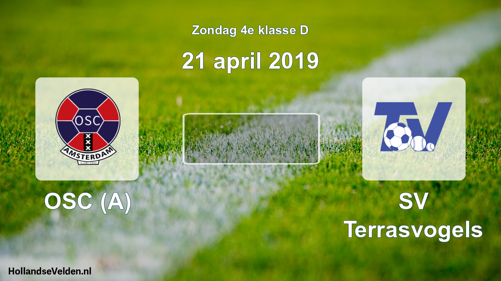 Scheduled Match: OSC (A) - SV Terrasvogels (21 April 2019)