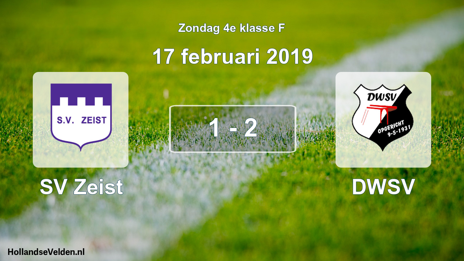 Total number of matches played: SV Zeist - DWSV 1 - 2 (17 February 2019)