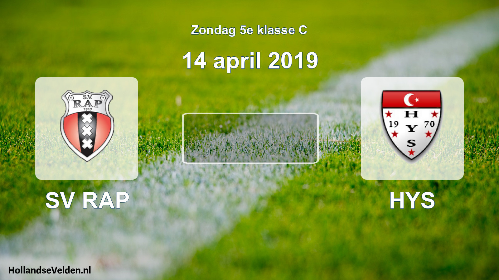 Scheduled Match: SV RAP - HYS (14 April 2019)